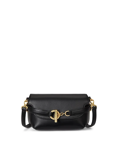 Lauren Ralph Leather Small Blaike Crossbody Bag