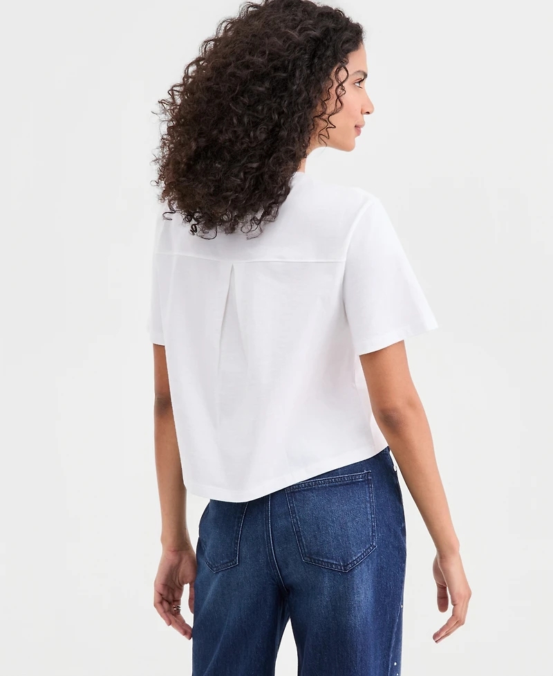 On 34th Women's Knit Short-Sleeve Love Graphic T-Shirt, Macy's Exclusive