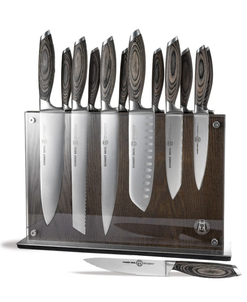 Schmidt Brothers Bonded Ash 15-Pc. Knife Block Set