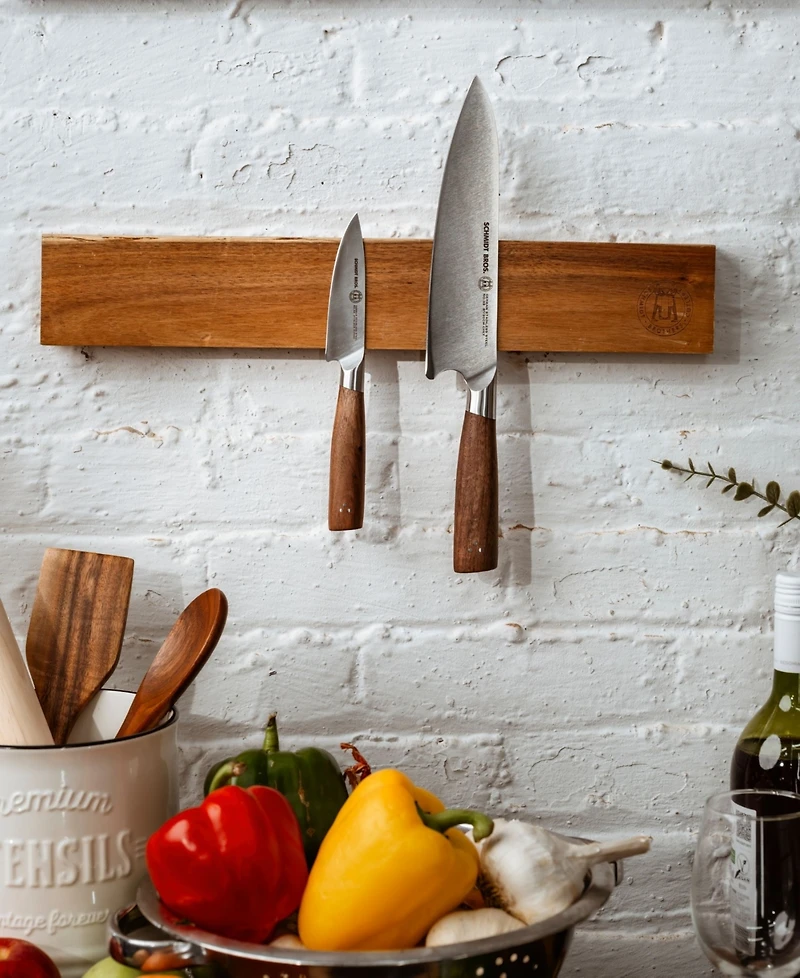 Schmidt Brothers Acacia 18" Magnetic Wall Bar