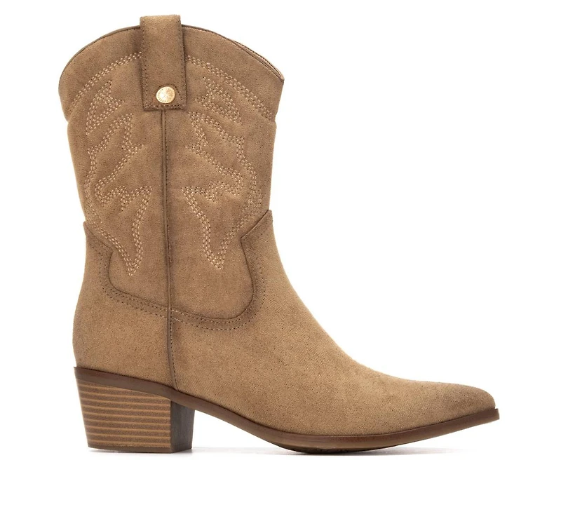 Xti Women's Suede Italian Western Booties