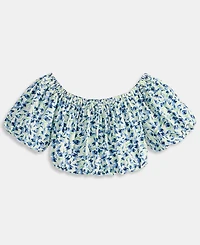 On 34th Women's Woven Ditsy Print Off-The-Shoulder Top, Macy's Exclusive