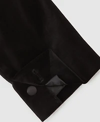 Reiss Men's Velvet Single-Breasted Tailored Fit Blazer