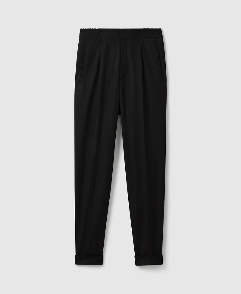 Reiss Men's Relaxed Drawstring Turn-Ups Pants