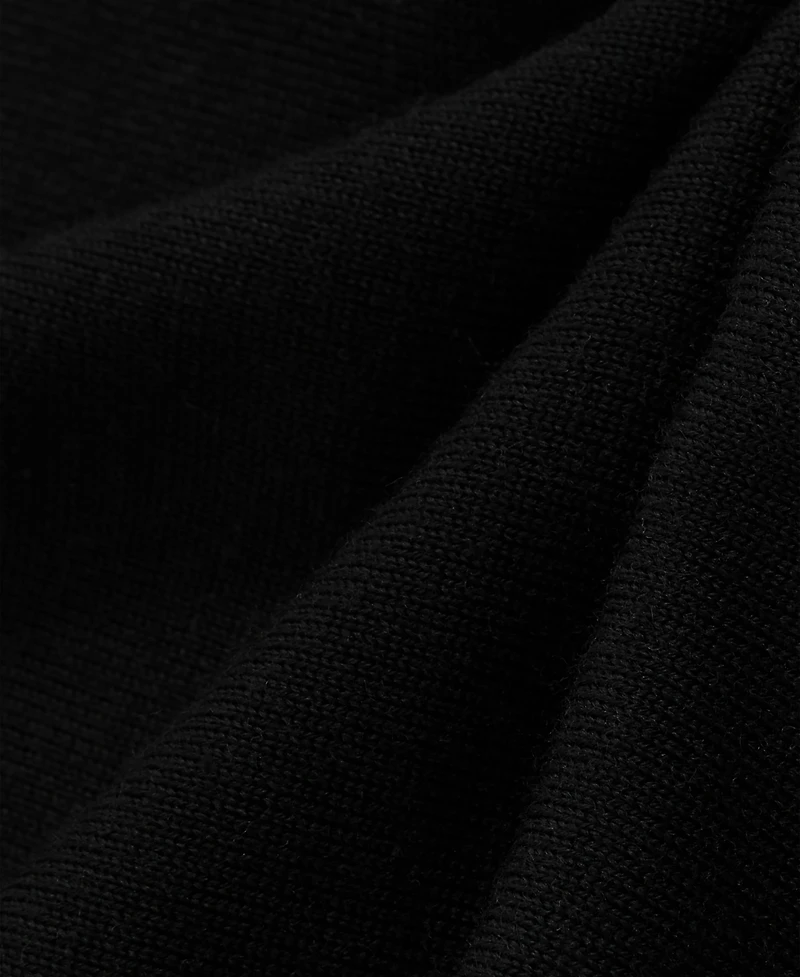 Reiss Men's Merino Wool Open Collar Polo Shirt