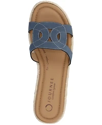 Journee Collection Women's Rosalinda Slip On Open Toe Espadrille Sandals