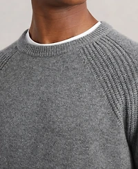 Reiss Men's Wool-Cashmere Reverse-Seam Sweater