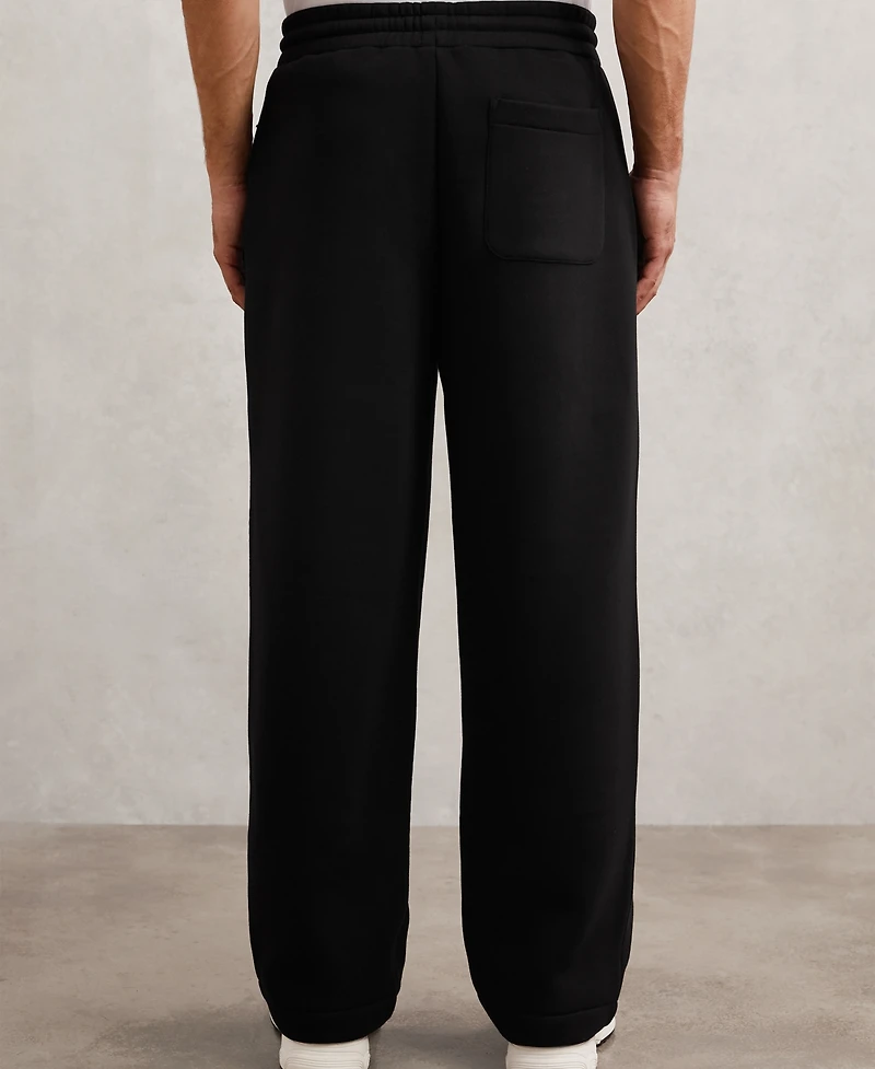 Reiss Men's Cotton-Blend Fleece-Back Joggers