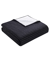 Vcny Home Embroidered Pick Stitch Microfiber 3-Pc. Quilt Set