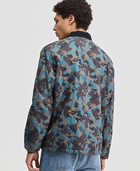 Sun + Stone Men's Printed Quilted Bomber Jacket, Macy's Exclusive