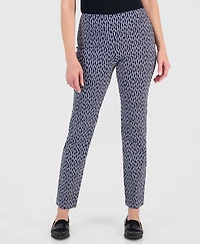 Jm Collection Women's Printed Pull-On Rivet Pants, Macy's Exclusive