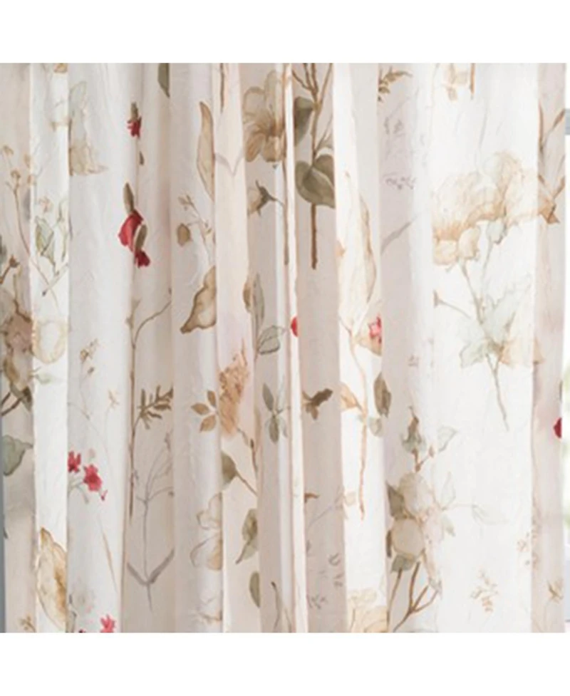 Ellis Curtain Sophia Rod Pocket Tailored Panel - 48x63", Multi