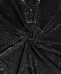 Juicy Couture Embossed Crown Throw, 50" x 70"