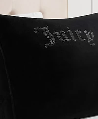 Juicy Couture Rhinestone Wedge Pillow, 18" x 24"