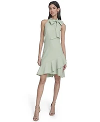 Vince Camuto Womens Signature Stretch Halter Neck Dress