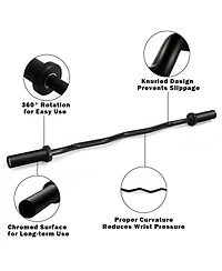 48 Inch Phosphate Steel Fitness Equipment Bar