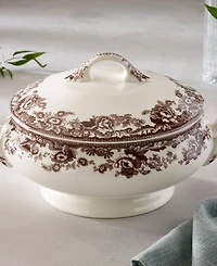 Spode Delamere Covered 12.2" Vegetable Dish