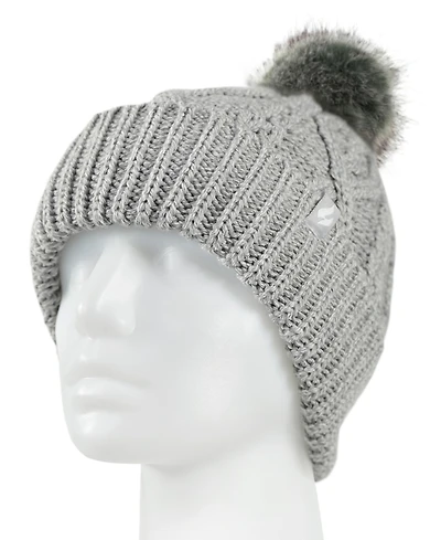 Heat Holders Women's Brina Cable Knit Beanie Hat