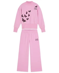 Scotch & Soda Girls Toddler 2T-4T 2-Piece Long-Sleeve Top and Joggers Set