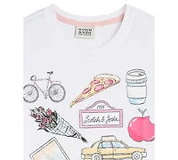 Scotch & Soda Girls 4-6X New York Graphic Short-Sleeve T-Shirt