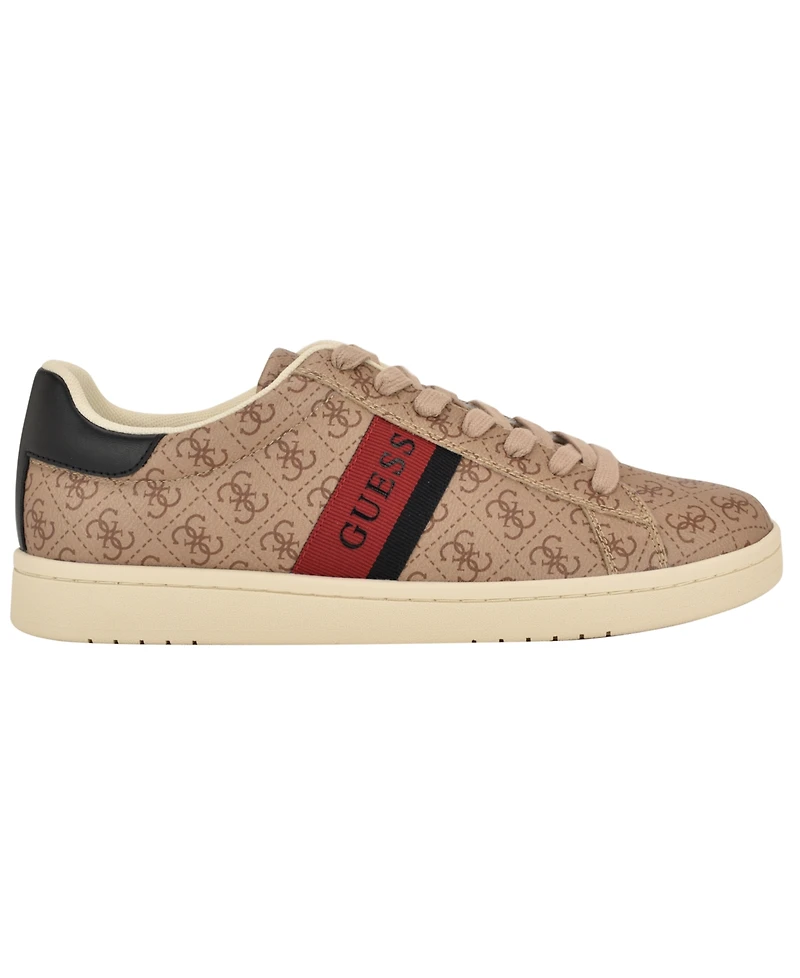 Guess Men's Lawrenzz Branded Lace-Up Casual Sneakers