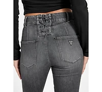 Guess Women's High-Rise Flare Corset Jeans
