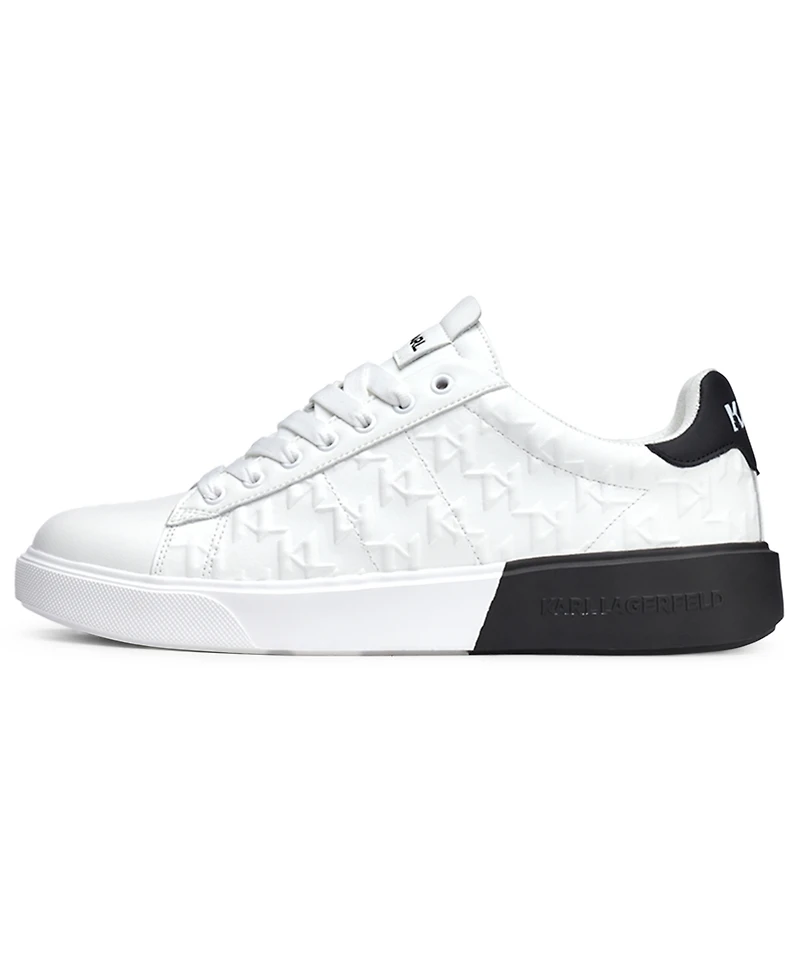Karl Lagerfeld Paris Men's Side Embossed Logo Sneakers