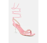 Ebina Charm Detail Spool Heels