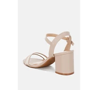 Orpina Mesh Pin Buckle Block Heels