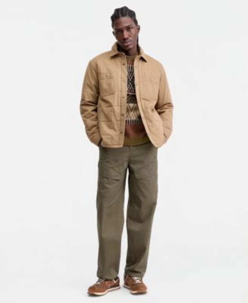 Sun Stone Mens Relaxed Fit Brady Pants Wild Crewneck Sweater Mahomes Shirt Jacket Macys Exclusive