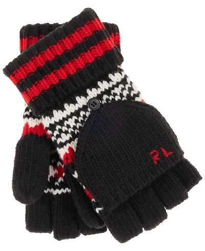 Polo Ralph Lauren Men's Pattern Convertible Design Gloves