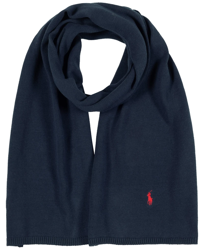 Polo Ralph Lauren Men's Lightweight Cotton Knit Scarf