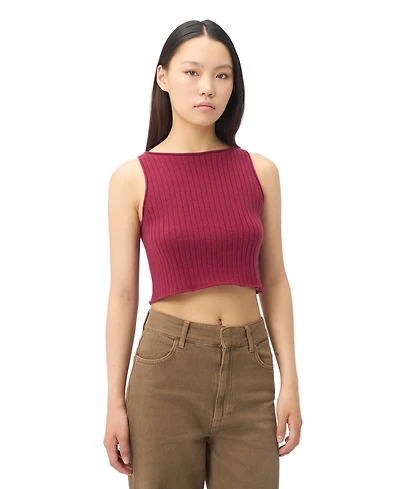 Gobi Cashmere Women's Crop Top