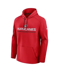 Fanatics Men's Red Carolina Hurricanes Authentic Pro Rink Hoodie