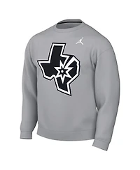 Jordan Men's Silver San Antonio Spurs Statement Edition Sweatshirt