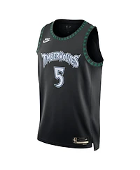 Nike Men's and Women's Anthony Edwards Black Minnesota Timberwolves Swingman Jersey