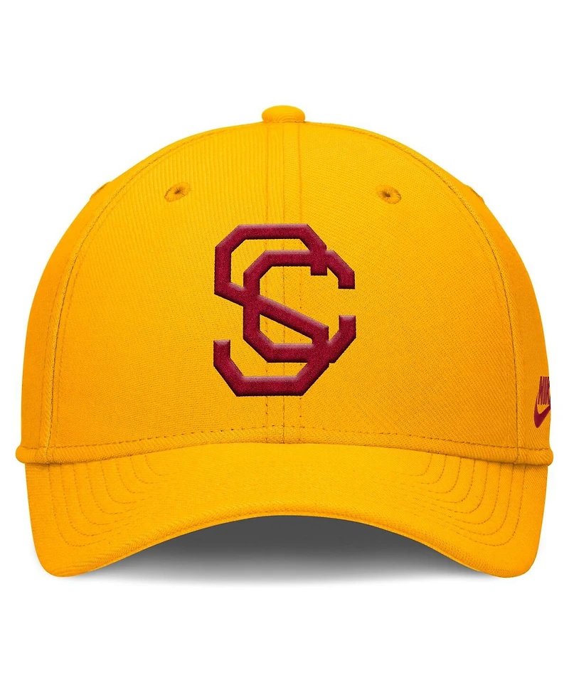 Nike Men's Gold Usc Trojans Rise Academic Dri-fit Flex Hat
