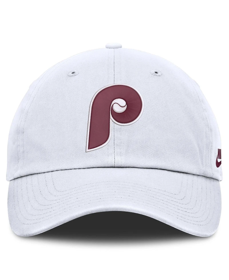 Nike Men's White Philadelphia Phillies Cooperstown Collection Club Adjustable Hat