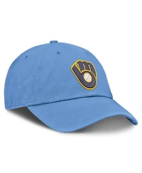 Nike Men's Light Blue Milwaukee Brewers Cooperstown Collection Club Adjustable Hat