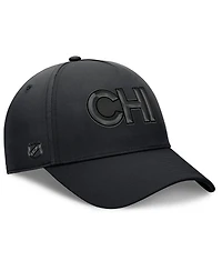 Fanatics Men's Black Chicago Blackhawks Authentic Pro Road Team Code Flex Hat