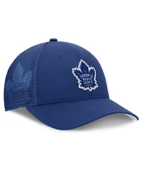 Fanatics Men's Blue Toronto Maple Leaf's Authentic Pro Home Ice Trucker Adjustable Hat