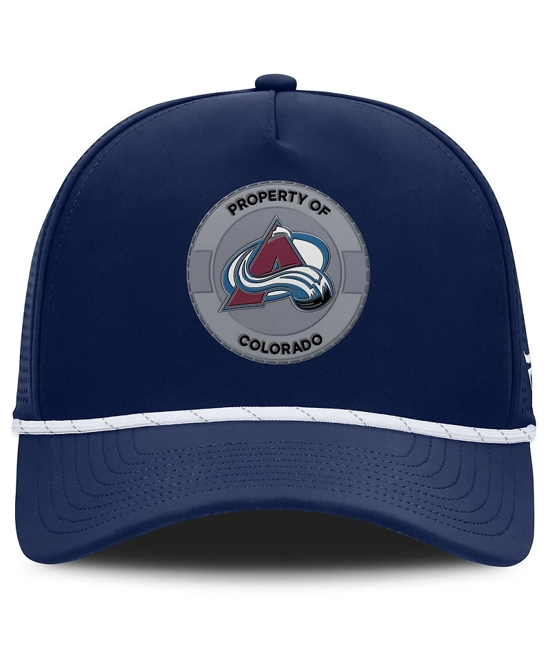 Fanatics Men's Navy Colorado Avalanche Authentic Pro Rink Adjustable Hat