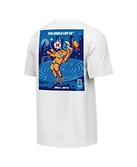 Outerstuff Men's White 2026 Fifa World Cup Houston Host City Poster Graphic T-Shirt