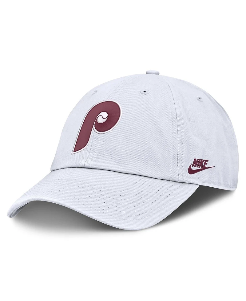 Nike Men's White Philadelphia Phillies Cooperstown Collection Club Adjustable Hat