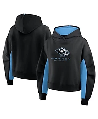Fanatics Women's Black Utah Mammoth Back Check Boxy Hoodie