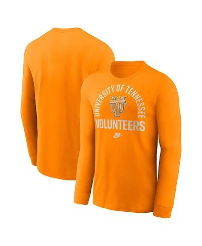 Nike Men's Tennessee Orange Volunteers Legacy Arched Logo Long Sleeve T-Shirt
