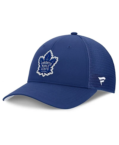 Fanatics Men's Blue Toronto Maple Leaf's Authentic Pro Home Ice Trucker Adjustable Hat