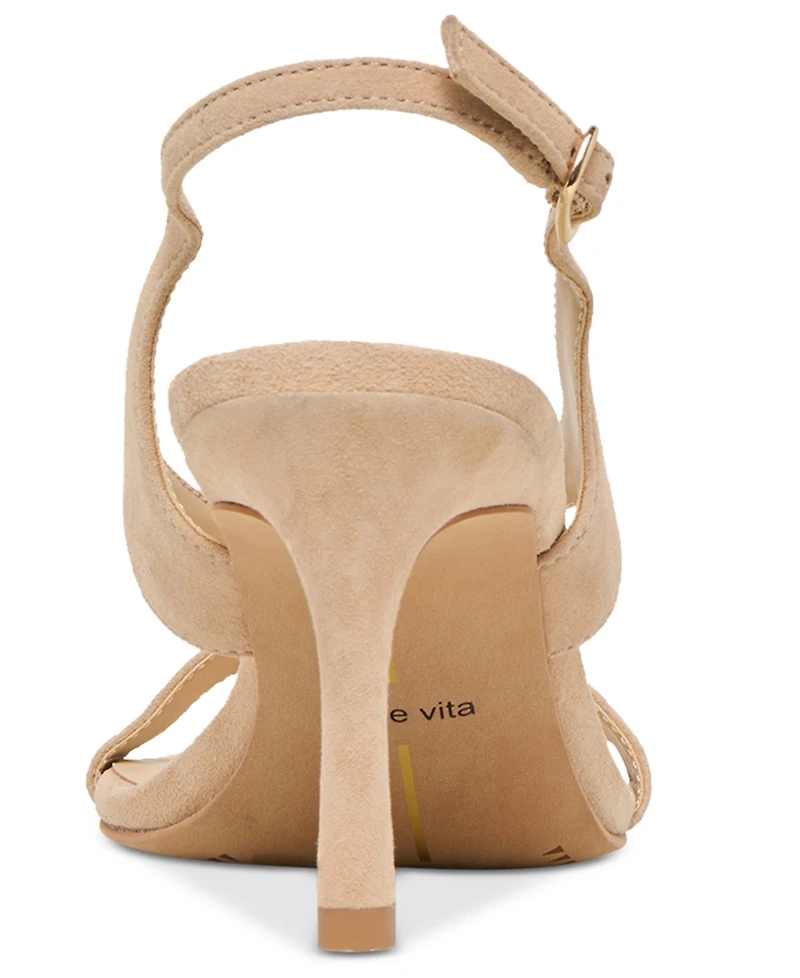 Dolce Vita Women's Izela Strappy Slingback High Heel Dress Sandals