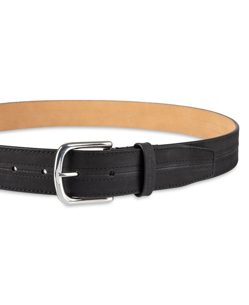 Cole Haan Men's Seam-Stitched Leather Dress Belt