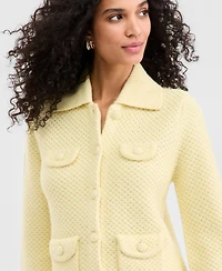 On 34th Women's Collared Sweater Jacket, Macy's Exclusive